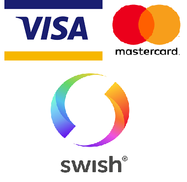 Logos of payment options.
