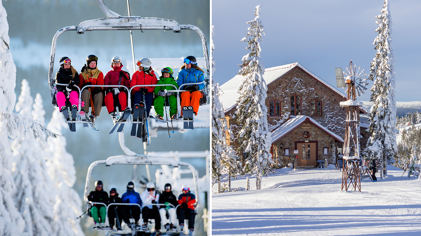 Romme Alpin Inviger Sveriges Längsta Sexstolslift Visit Dalarna