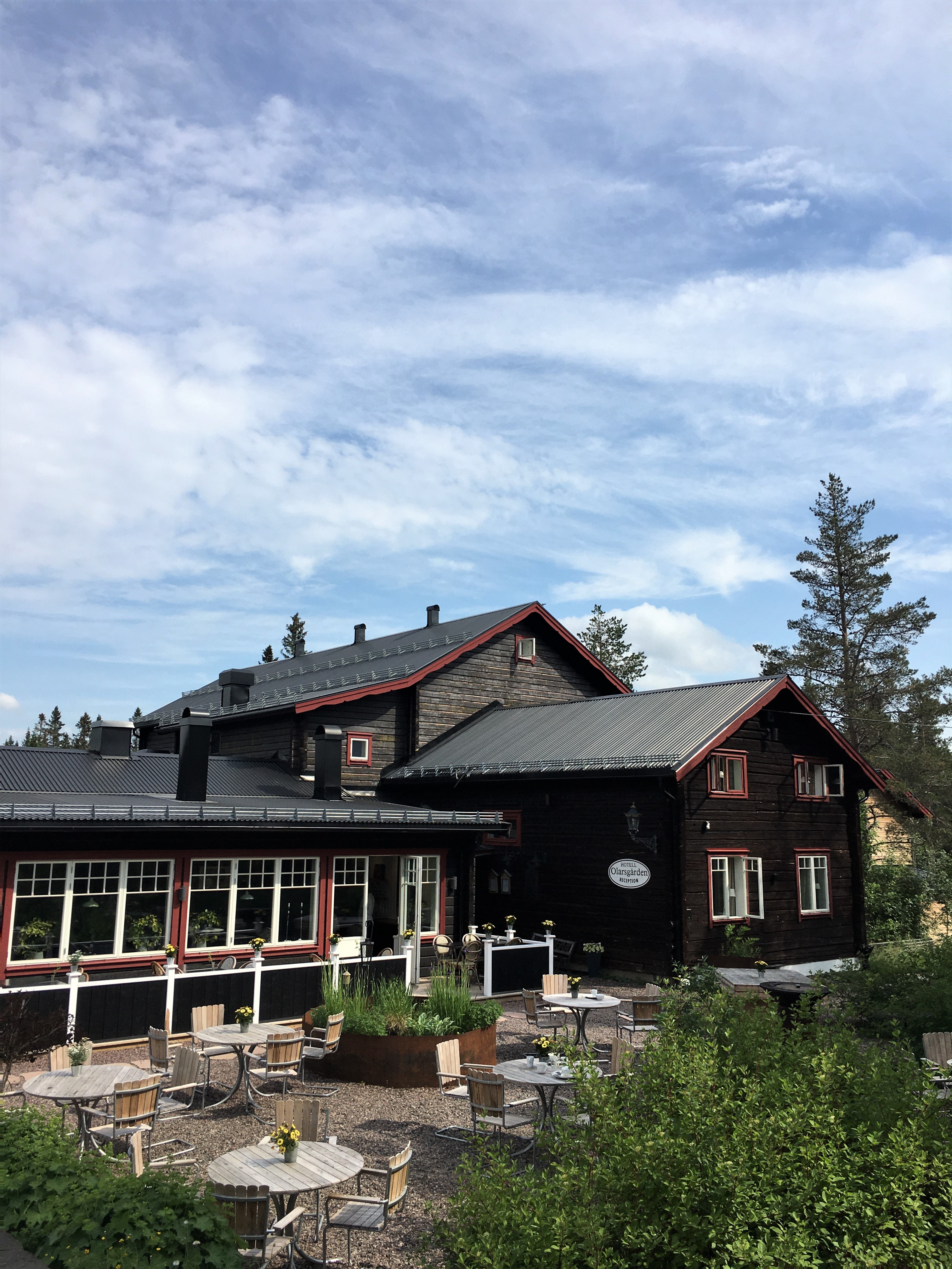 Olarsgården i Sälen utomhus.