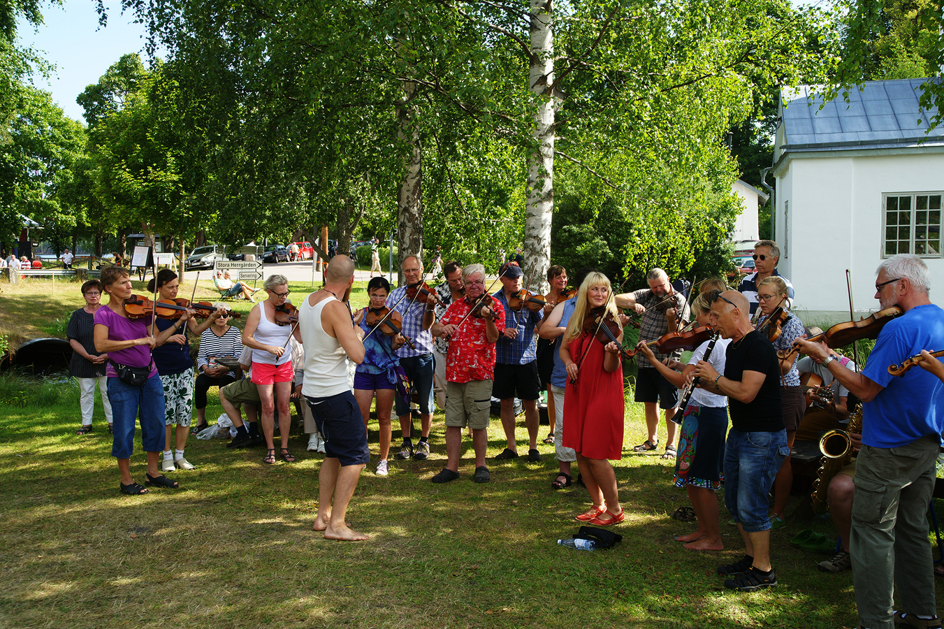 Folkmusikfesten i Stjärnsund.