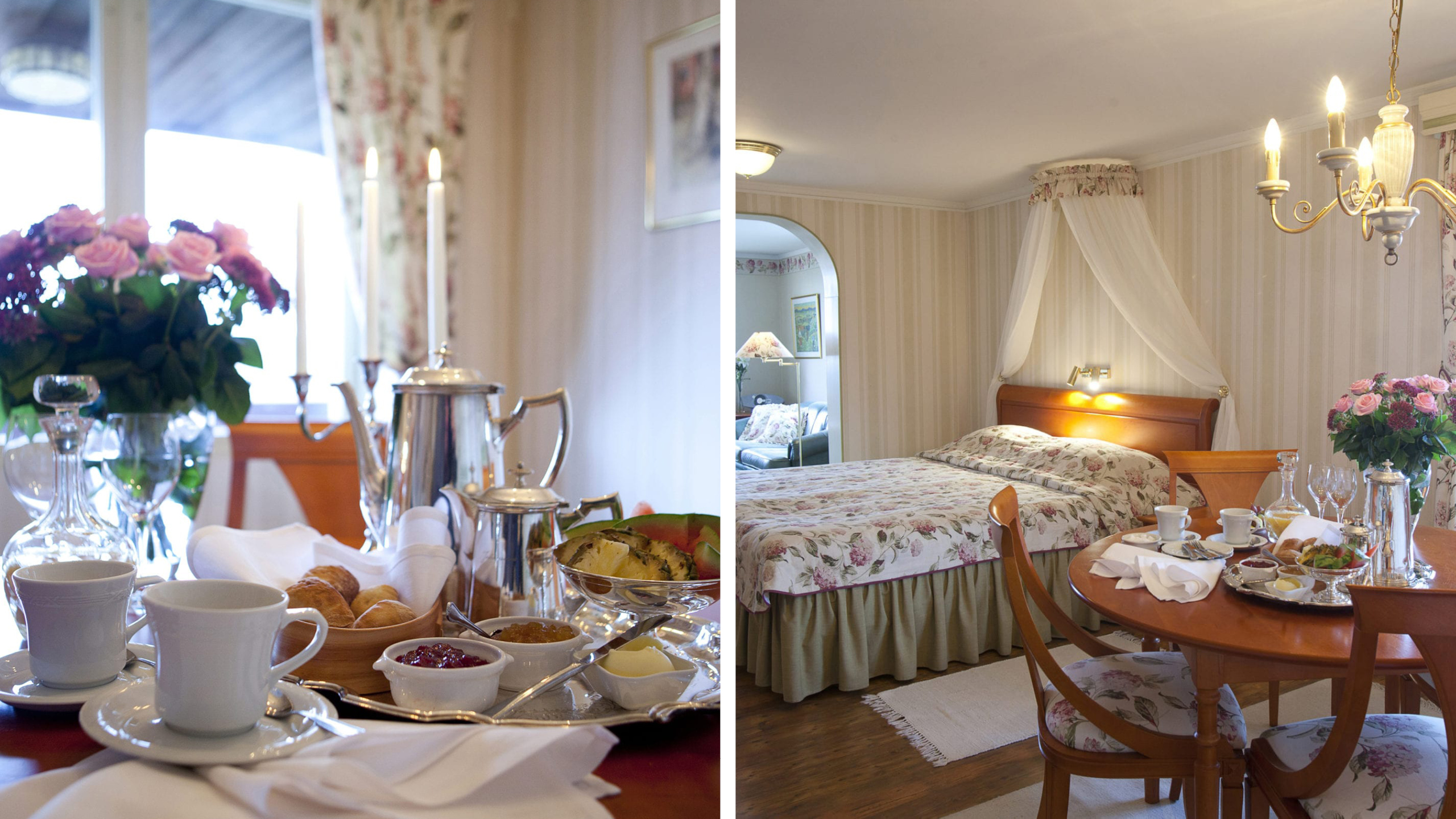 Rum på Tällbergsgårdens hotell i Tällberg.