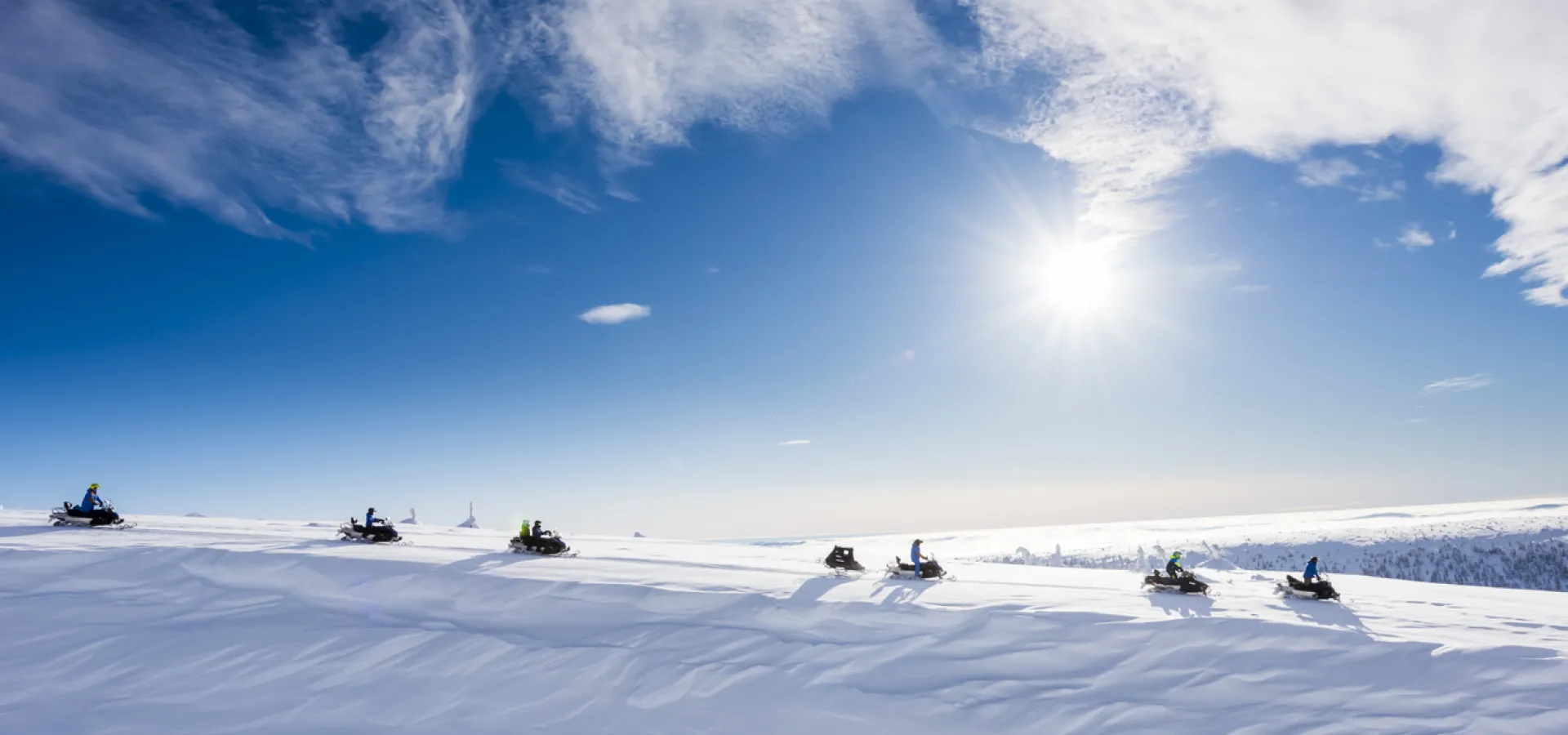 Skotertur i Sälenfjällen.