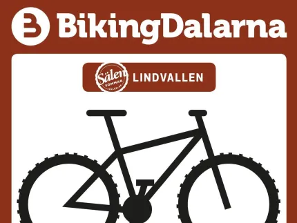 Biking Dalarna skylt.