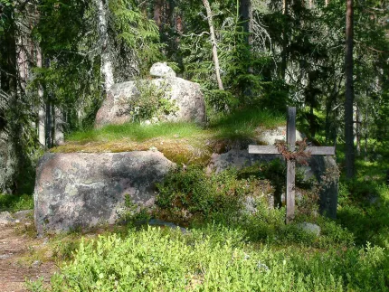 Memorial stone, Malibambo.