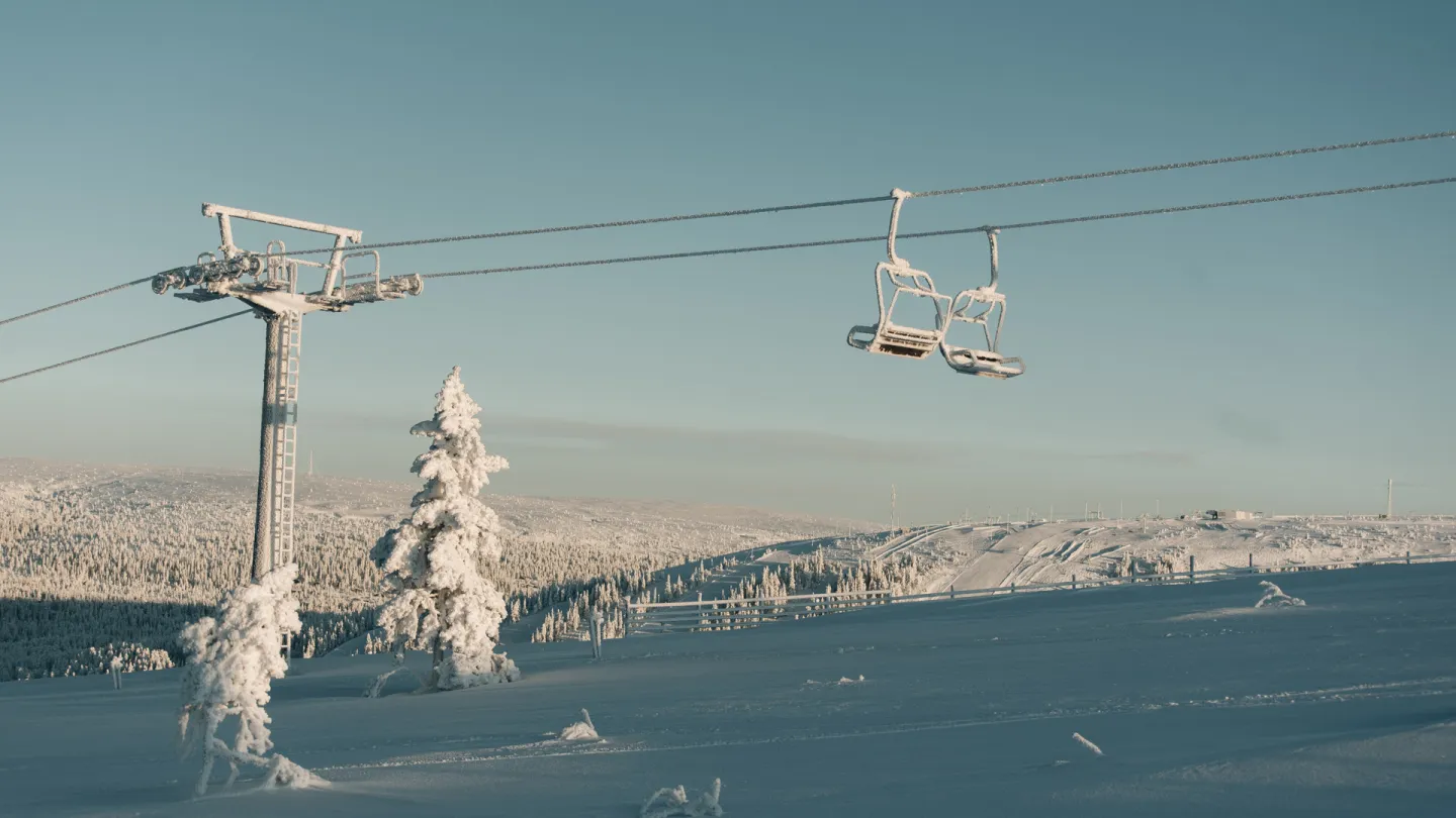 Skidlift i Sälen.