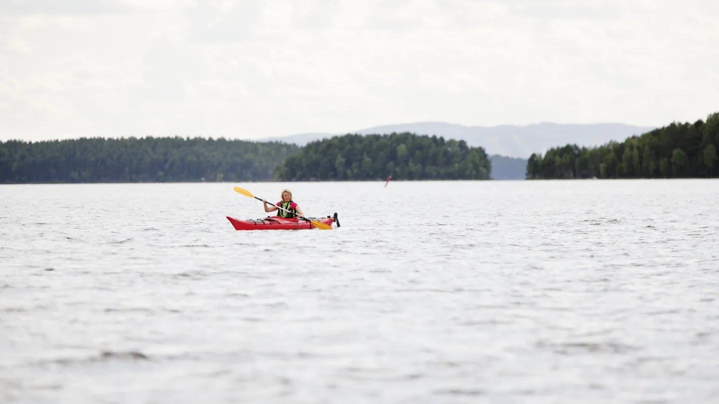 Paddla kajak Falun